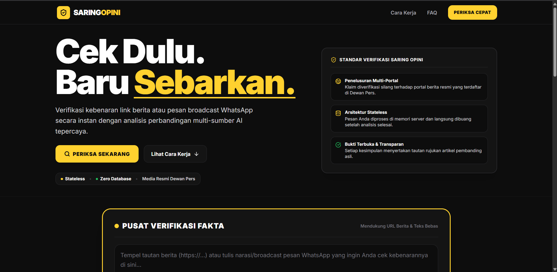 Saring Opini